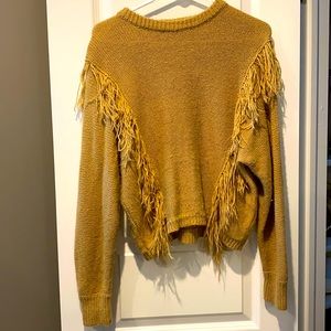 Kittenish Fringe Sweater